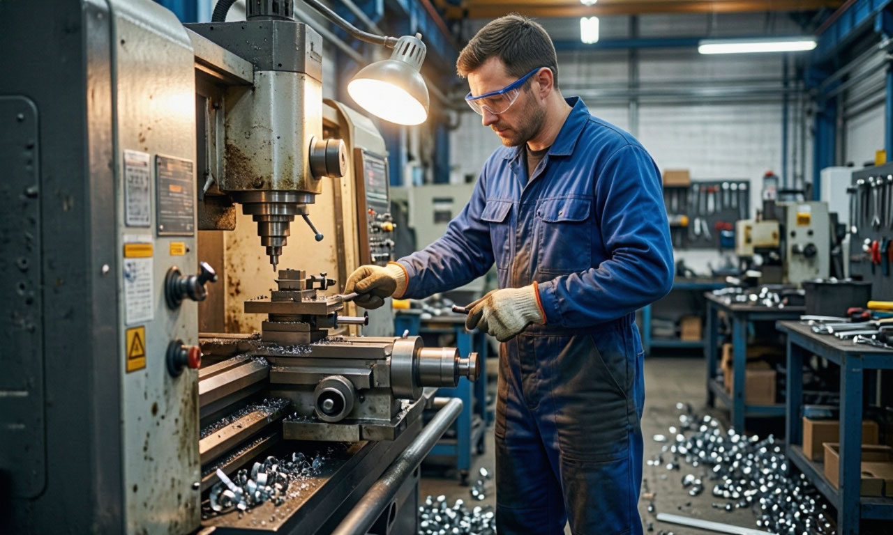 Fabricator at work