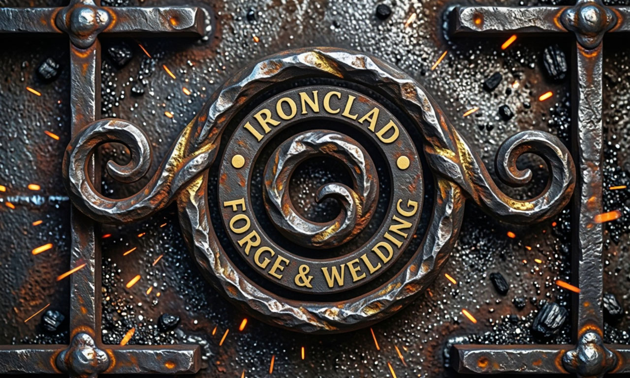 Hand-forged scroll detail on ironwork